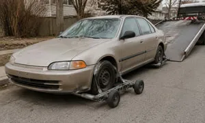 A vehicle with no keys, still accepted.